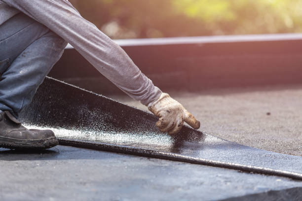 Professional Crawl Space Encapsulation technician working in Hustisford, WI